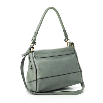 Chloe Calfskin Small Owen Flap Bag Cloudy Blue 3 of 22