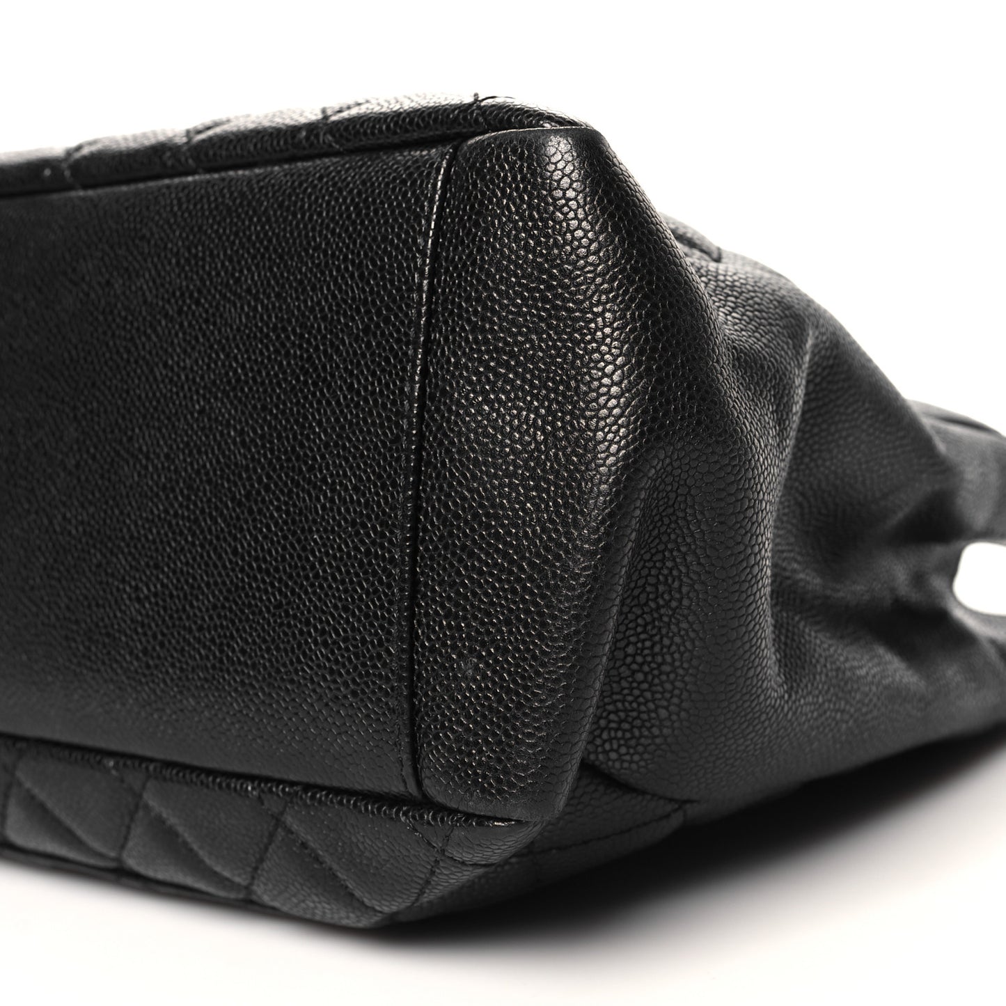 Caviar Quilted Grand Shopping Tote GST Black