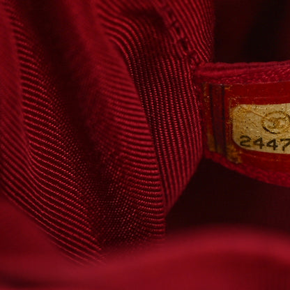 Chanel Wool Calfskin Quilted Medium Gabrielle Hobo Red 7 of 10