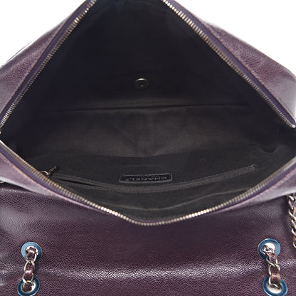 Chanel Iridescent Caviar Quilted Large Chic Flap Purple 5 of 16