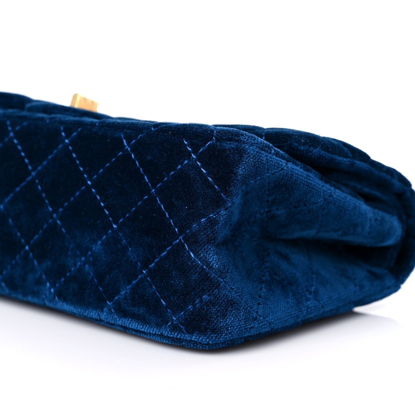 Velvet Quilted 2.55 Reissue 225 Flap Blue