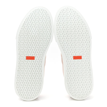 Hermes Canvas Calfskin Deep Sneakers 40 Framboise White 6 of 11