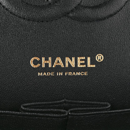 Chanel Tweed Quilted Medium Double Flap Black Ecru White 7 of 13