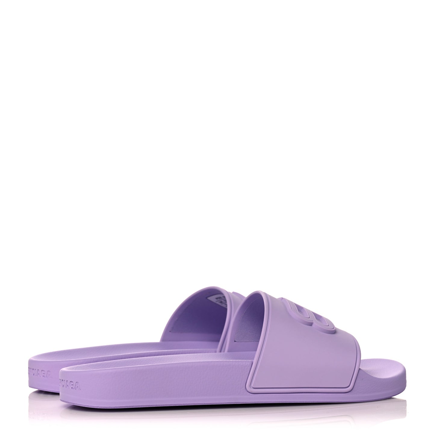Rubber BB Womens Pool Slide Sandals 38 Lilac