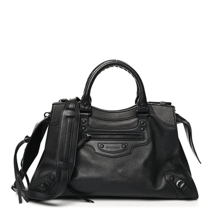 Balenciaga Grained Calfskin Black Hardware Neo Classic City Black 1 of 11