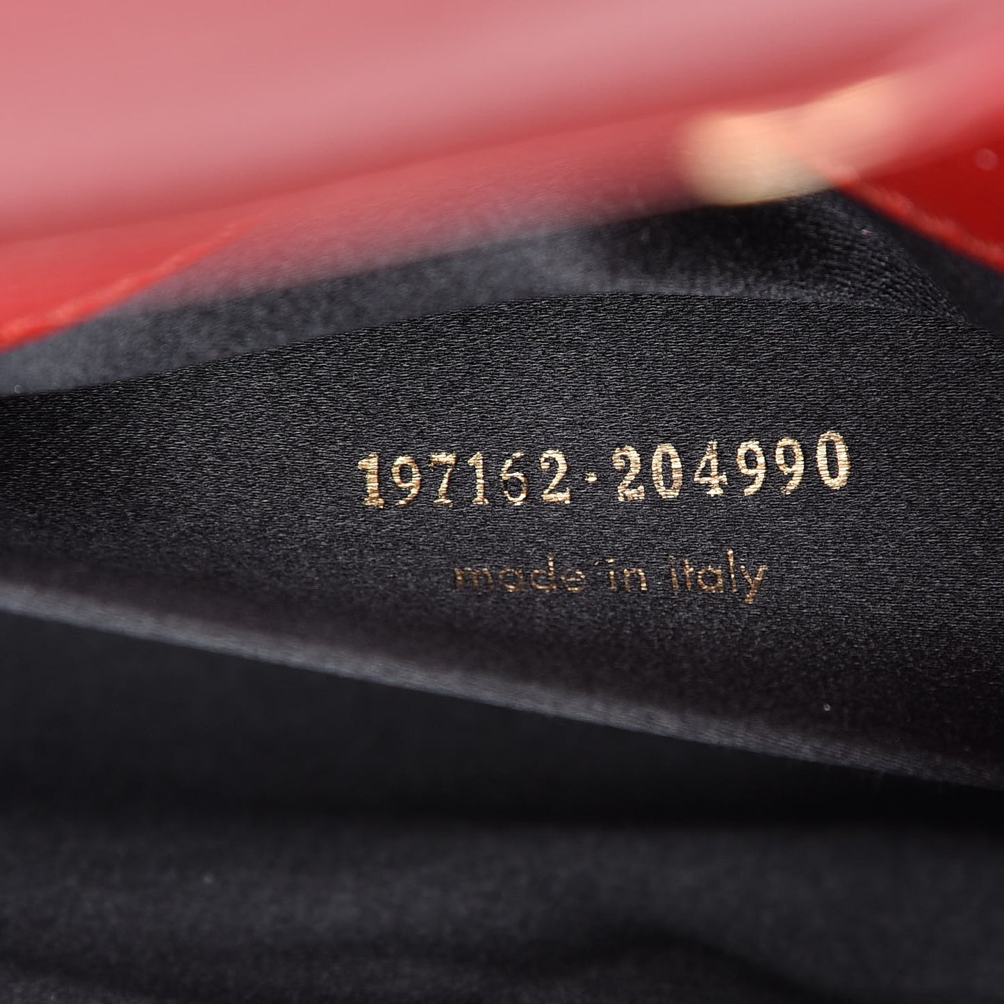 Patent Y-Mail Clutch Red