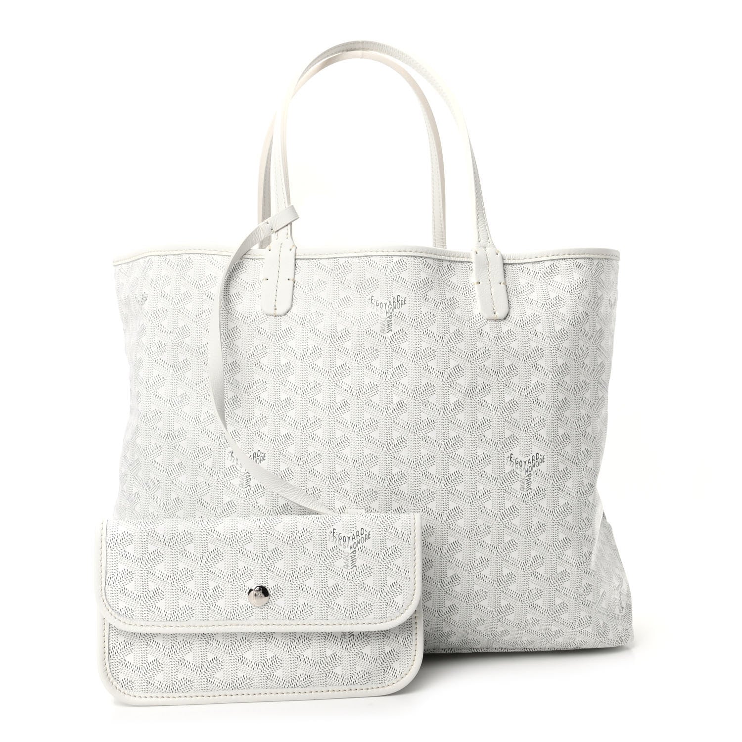 Goyard Goyardine Saint Louis PM White 1 of 8