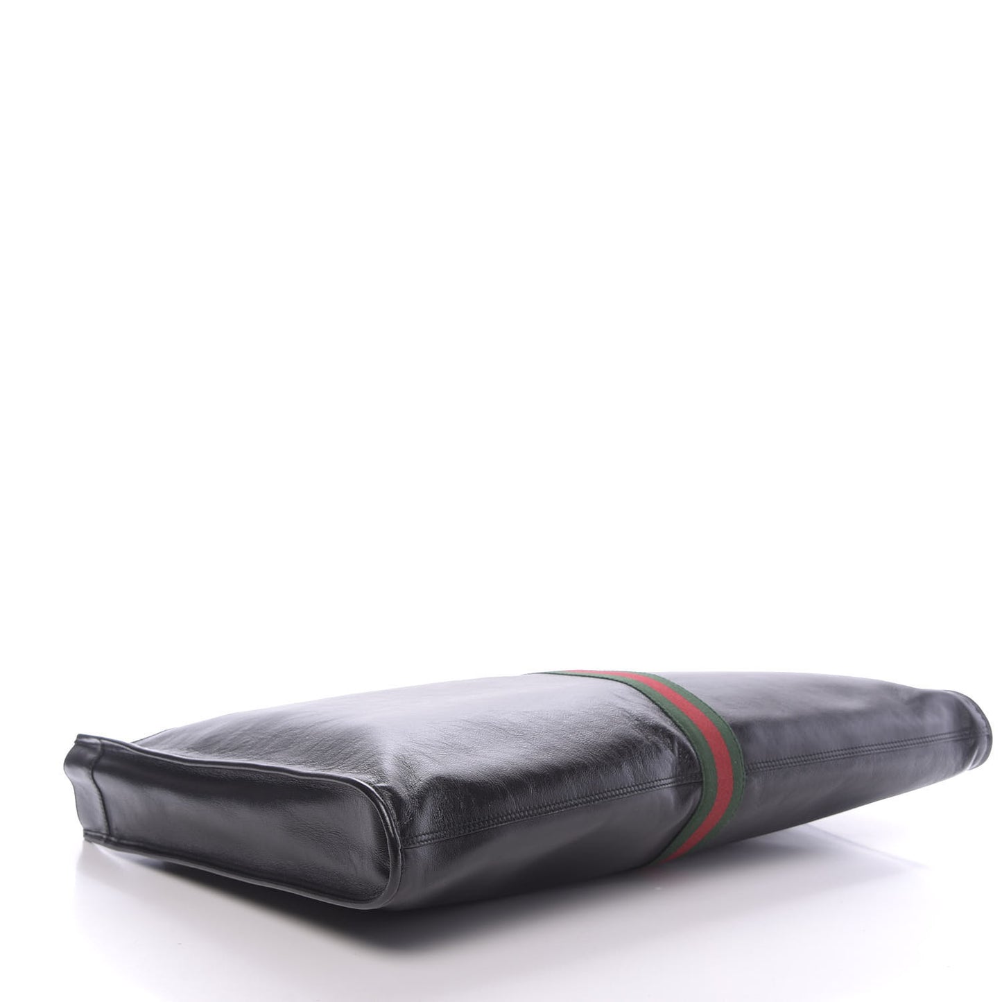 Calfskin Maxi Rajah Chain Tote Black