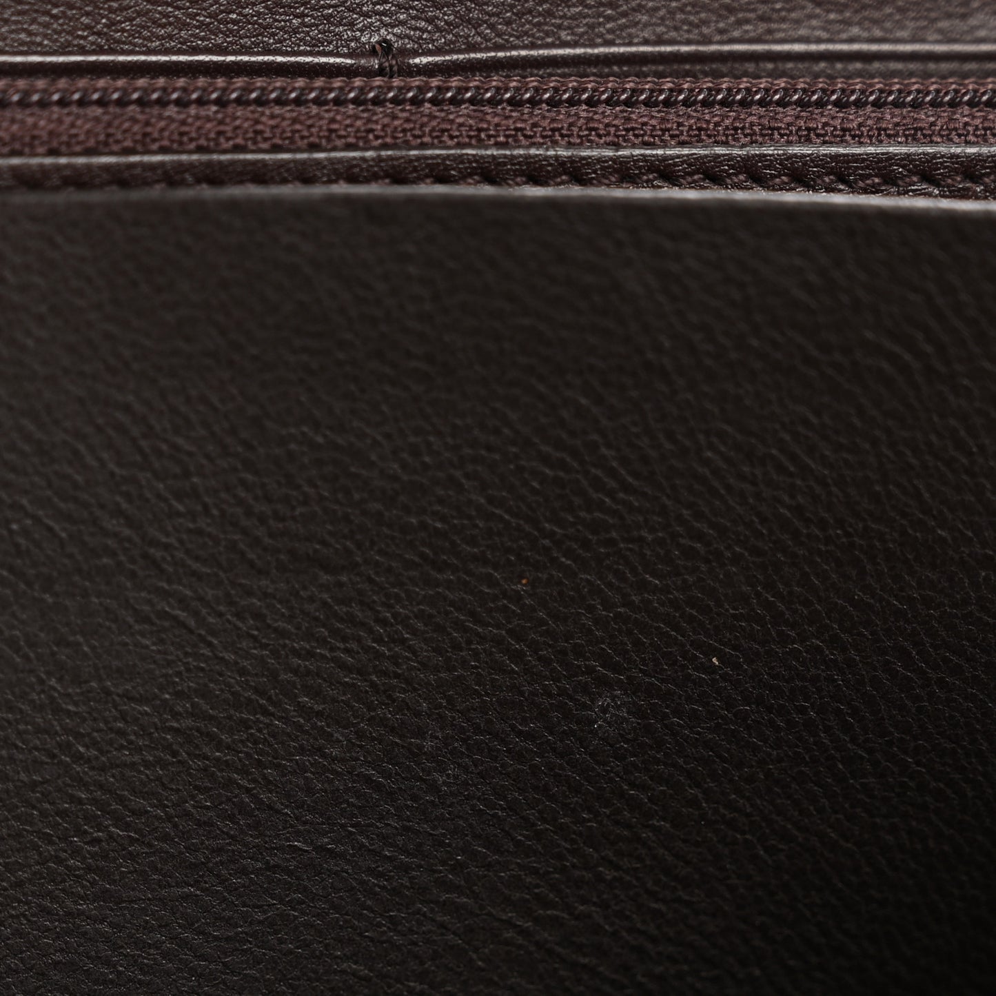 Guccissima GG Pierce Zip Around Wallet Dark Brown