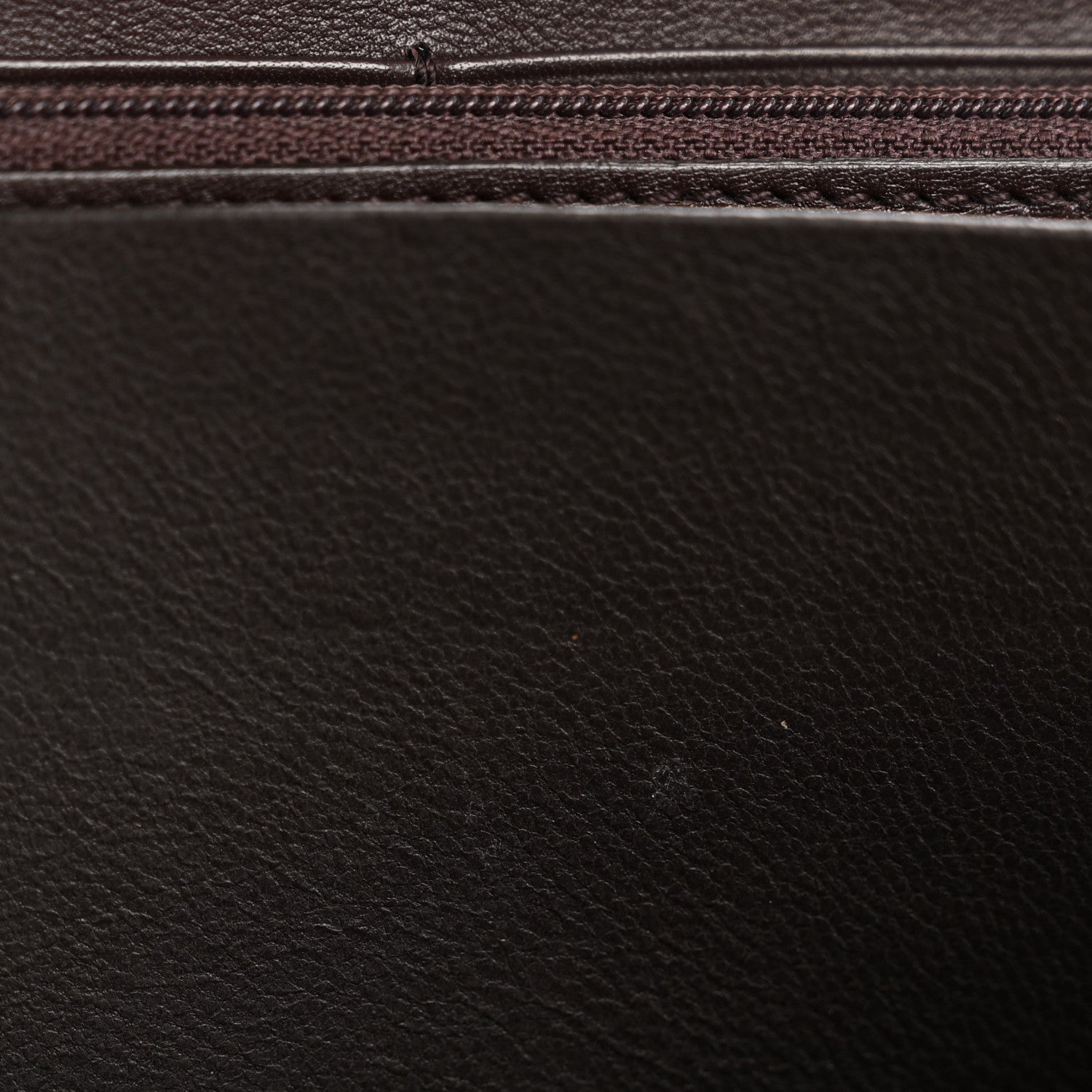 Gucci Guccissima GG Pierce Zip Around Wallet Dark Brown 8 of 11