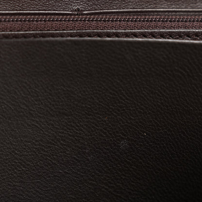 Gucci Guccissima GG Pierce Zip Around Wallet Dark Brown 8 of 11