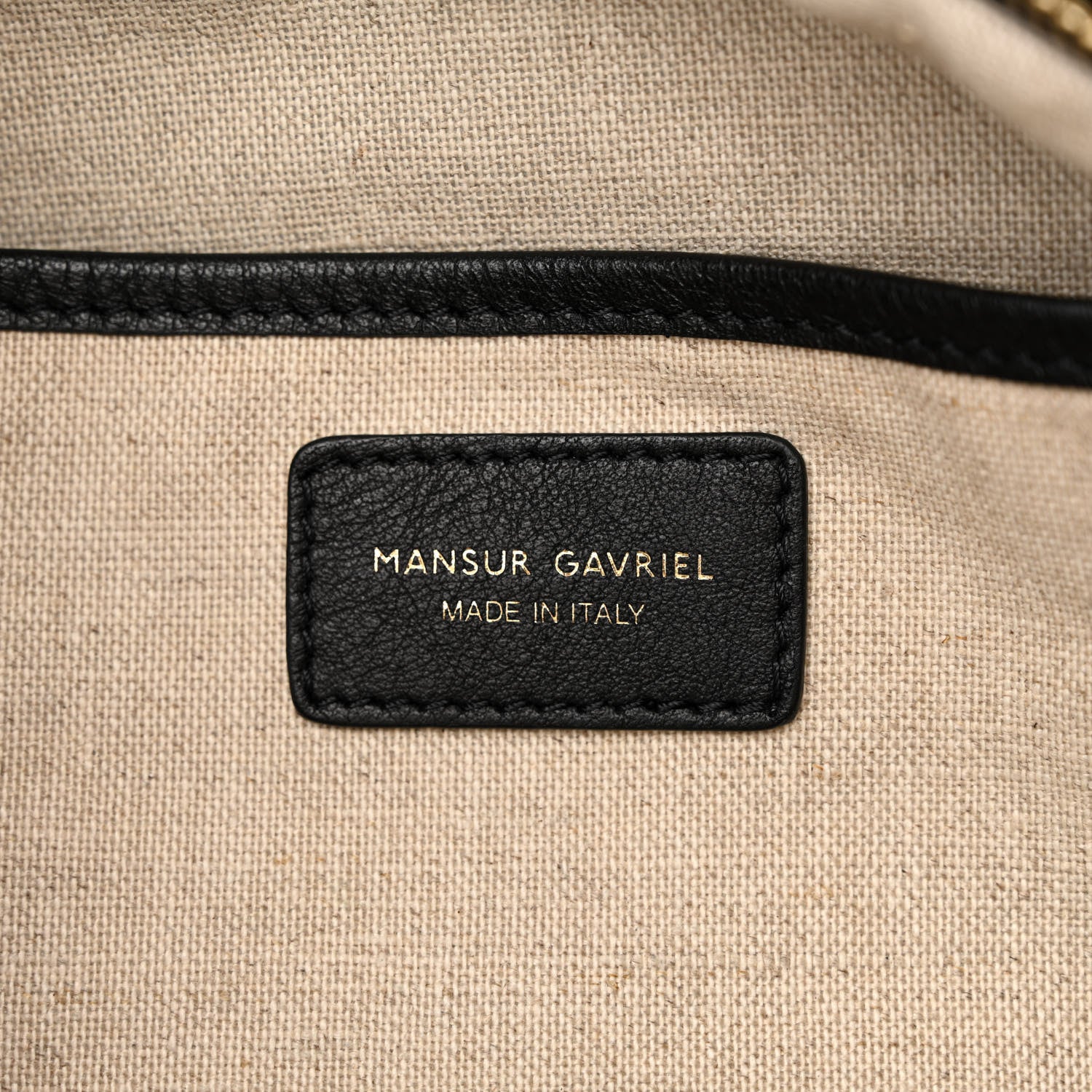 Mansur Gavriel Calfskin Tulipano Bag Black 6 of 10