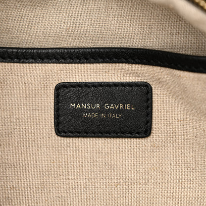 Mansur Gavriel Calfskin Tulipano Bag Black 6 of 10