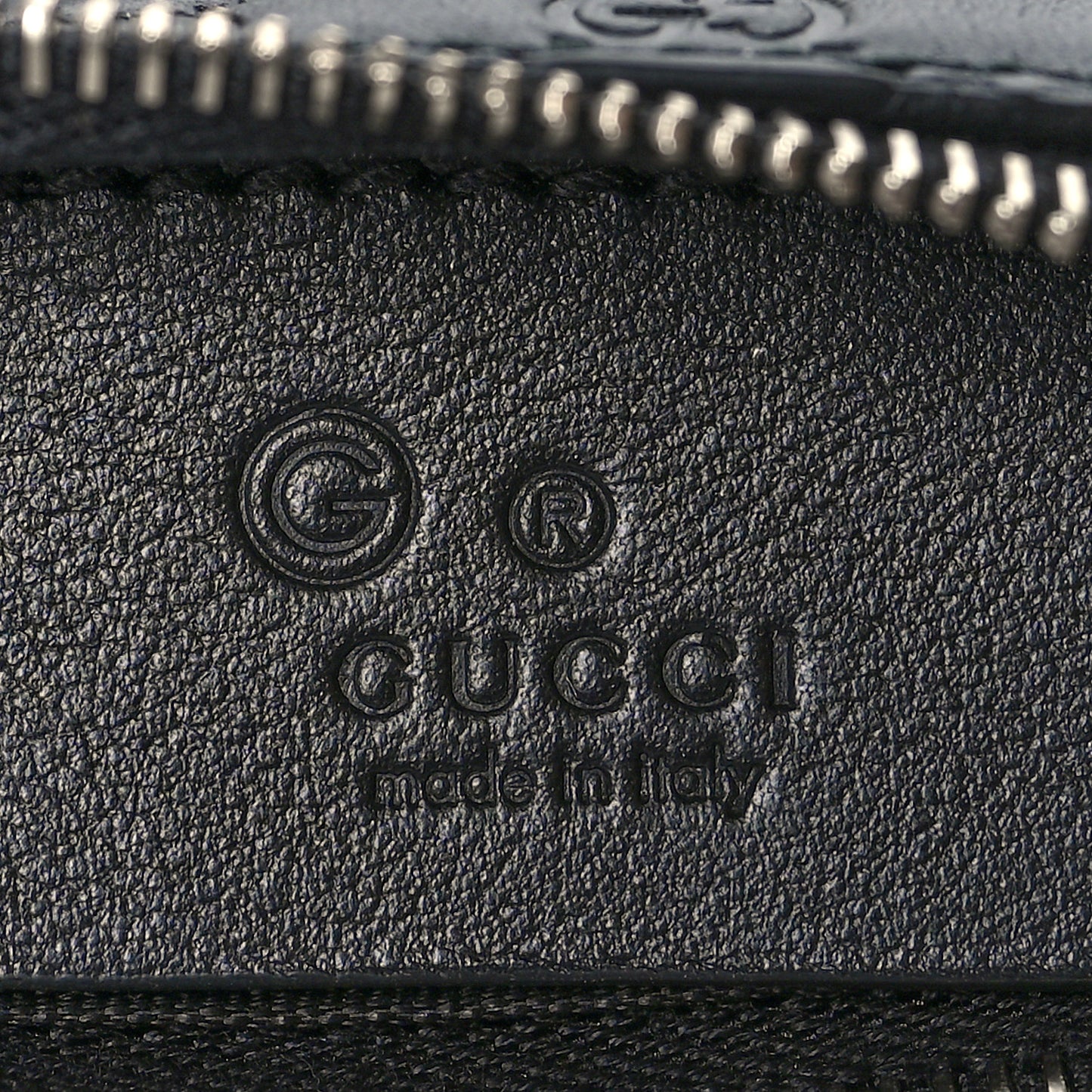 Microguccissima Key Ring Coin Case Black