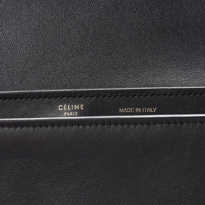 Celine Smooth Calfskin Suede Small Tri-Color Trapeze Indigo 7 of 13