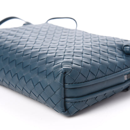 Bottega Veneta Nappa Intrecciato Nodini Bag Petrol Blue 7 of 11