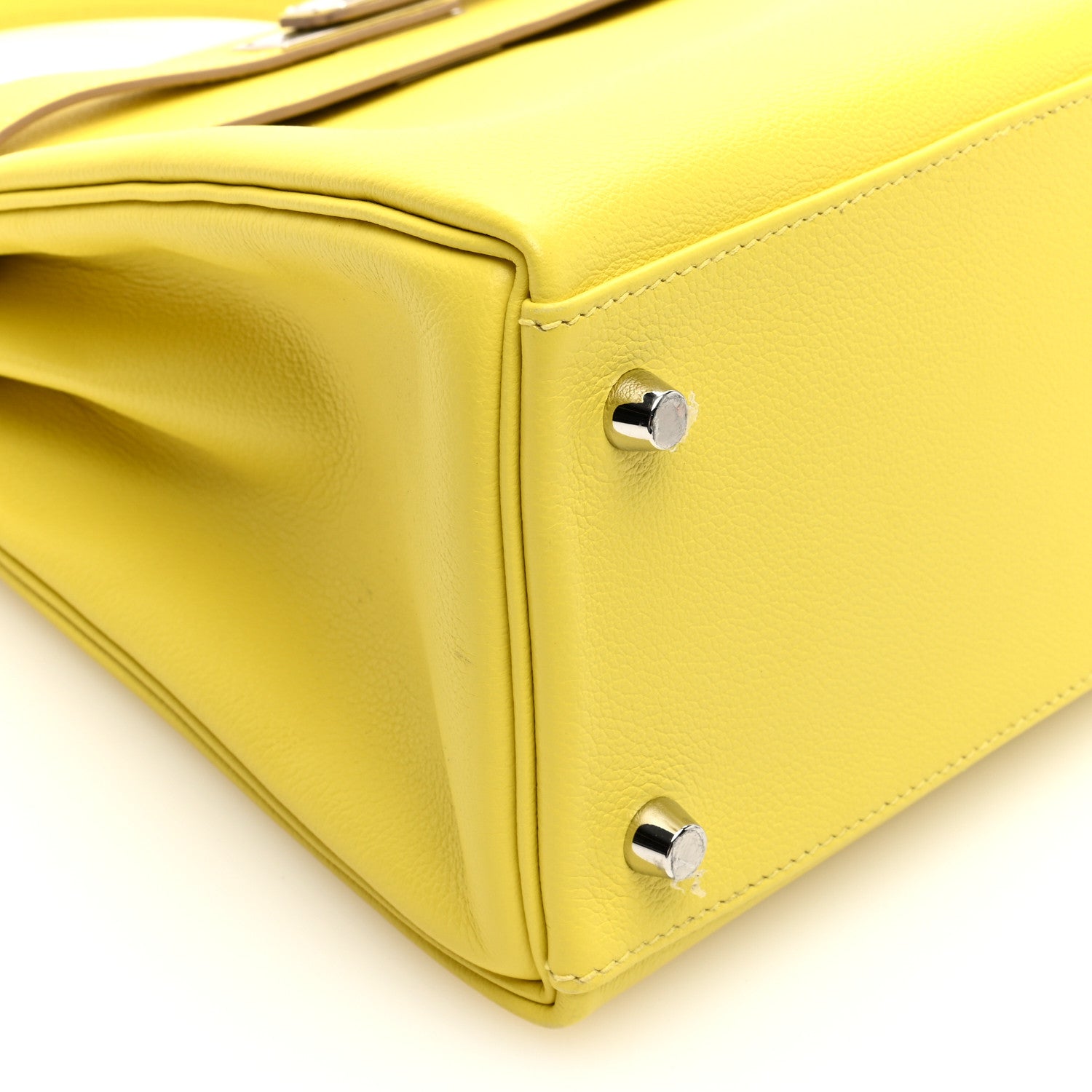Hermes Evercolor Kelly Retourne 28 Lime 9 of 10