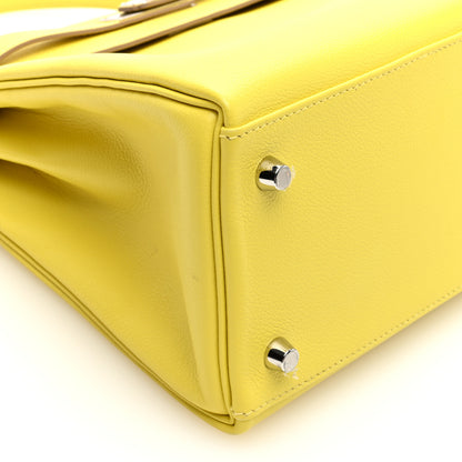 Hermes Evercolor Kelly Retourne 28 Lime 9 of 10