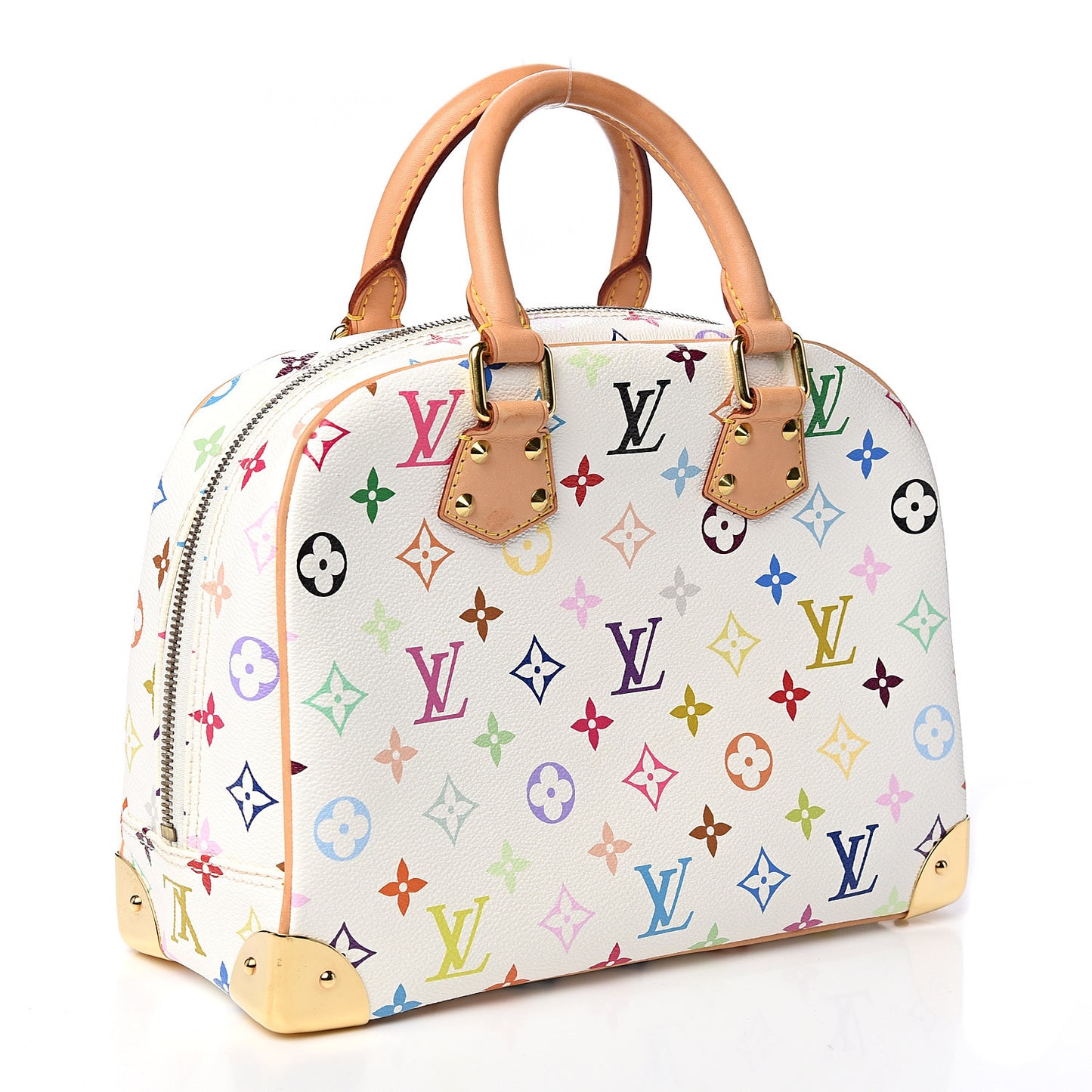 Monogram Multicolor Trouville White
