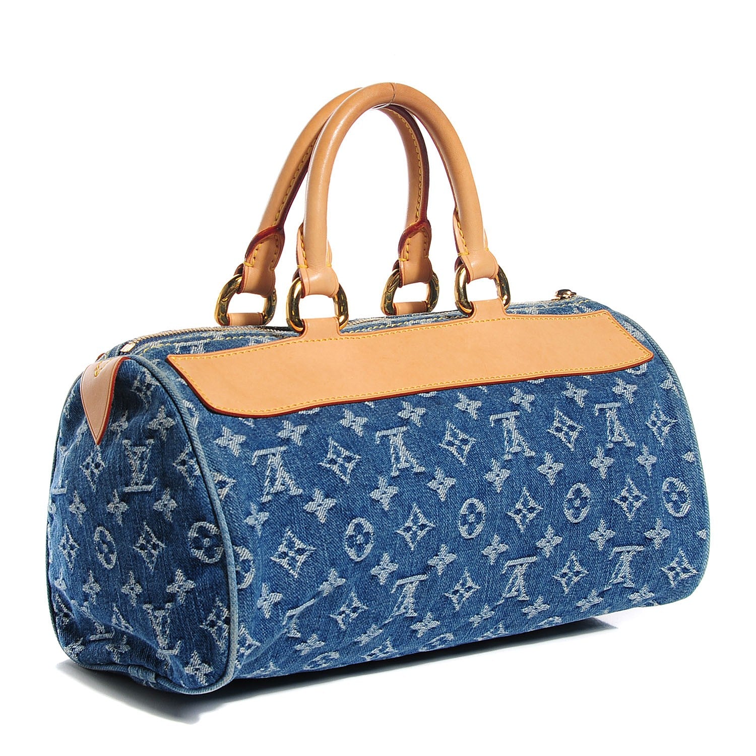 Louis Vuitton Monogram Denim Neo Speedy Blue 3 of 7