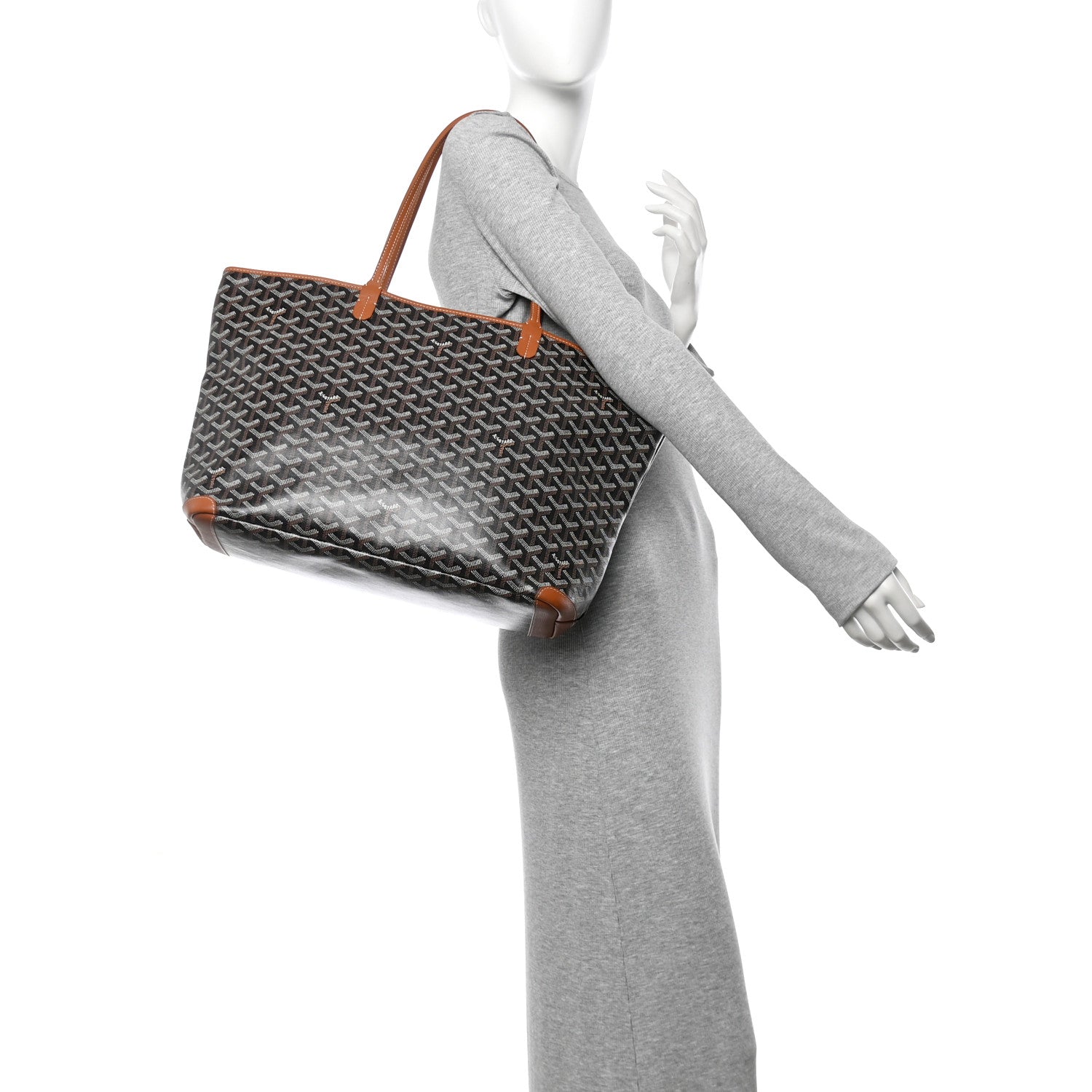 Goyard Goyardine Artois MM Black Gold 2 of 14