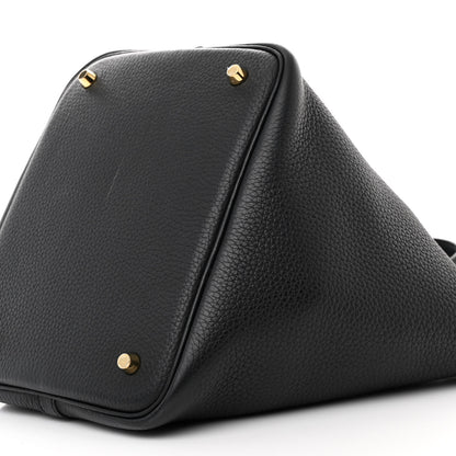 Hermes Taurillon Clemence Picotin Lock 22 MM Black 10 of 10