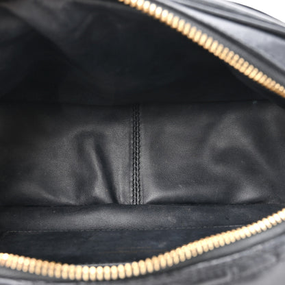 Salvatore Ferragamo SALVATORE FERRAGAMO Calfskin Quilted Gancini Camera Bag Black 5 of 13