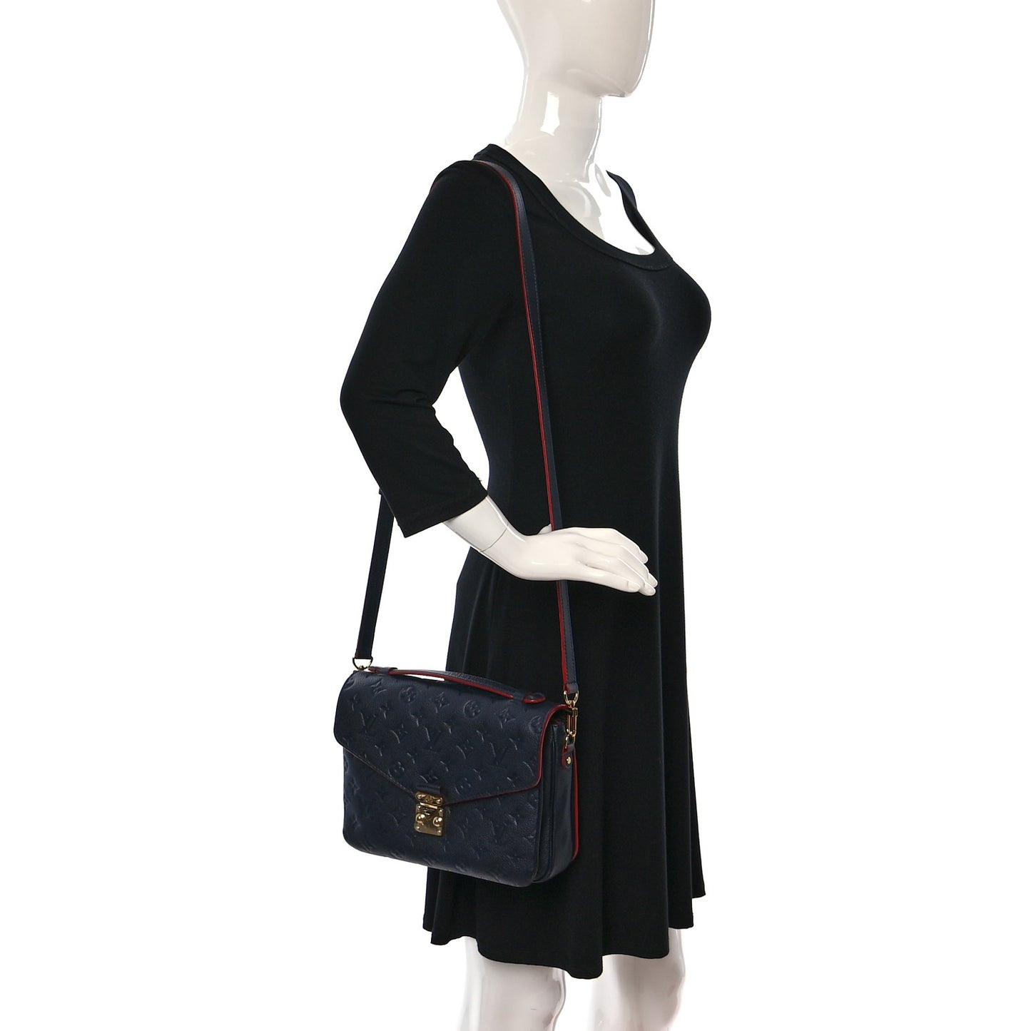 Empreinte Pochette Metis Marine Rouge