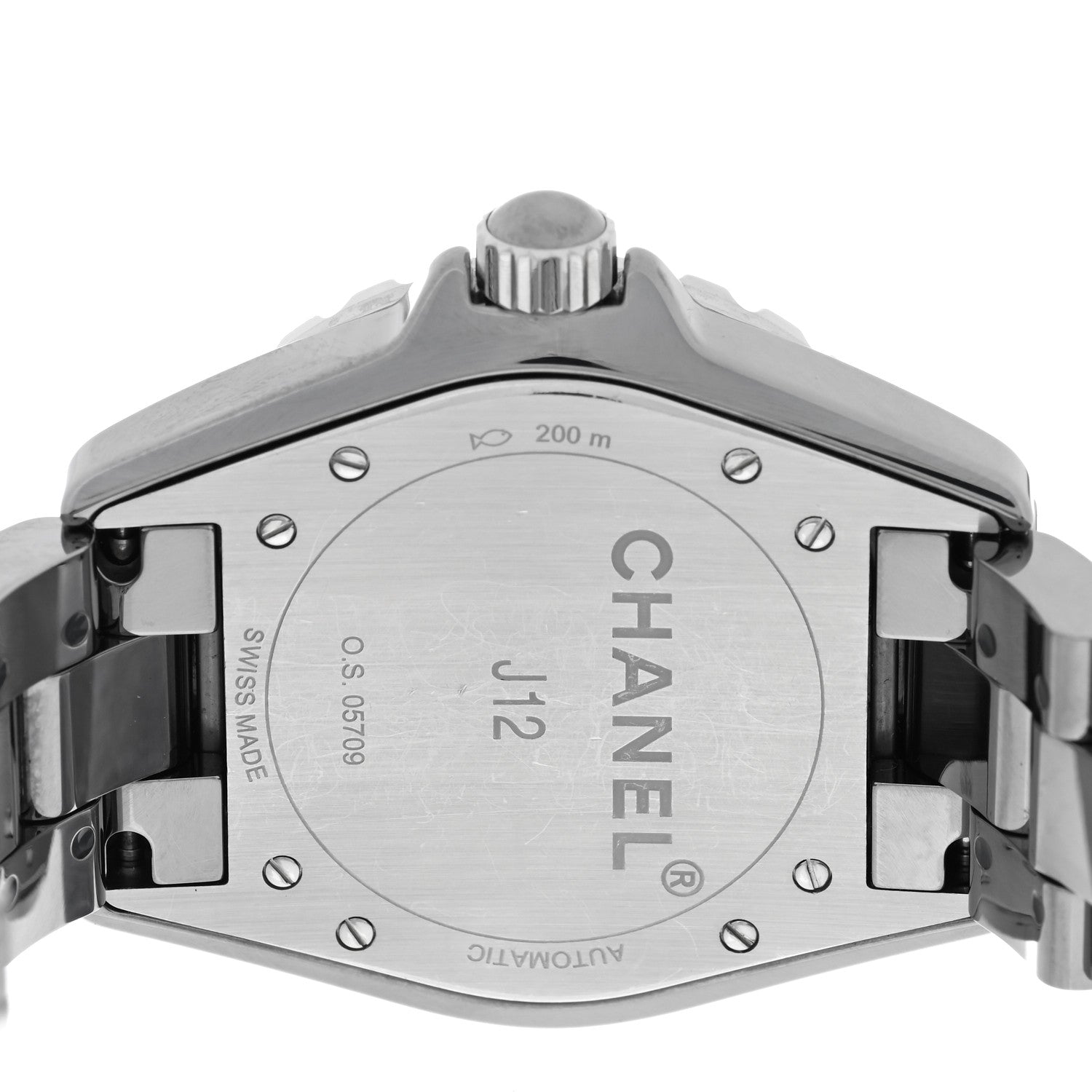 Chanel Titanium Ceramic 38mm J12 Chromatic Automatic Watch 4 of 4