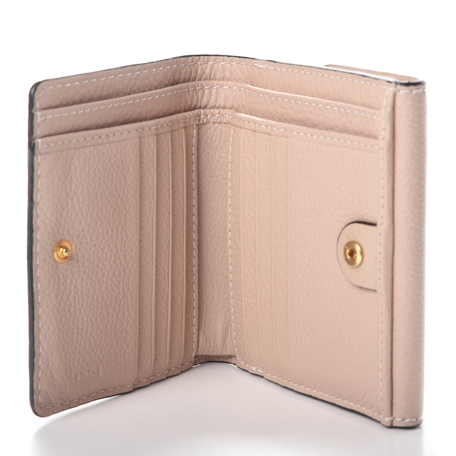 Chloe Grained Calfskin Marcie Square Wallet Blush Nude 5 of 6