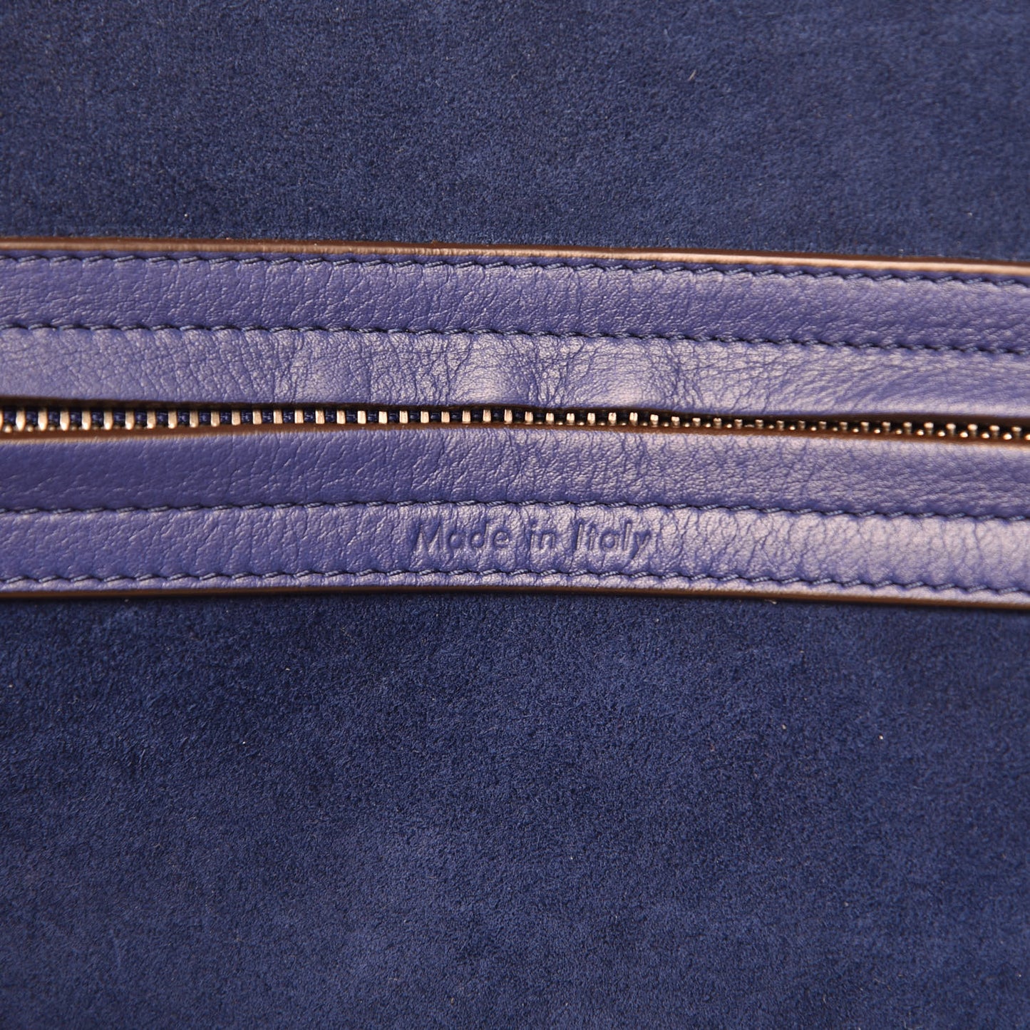 Supple Calfskin Medium Phantom Luggage Indigo