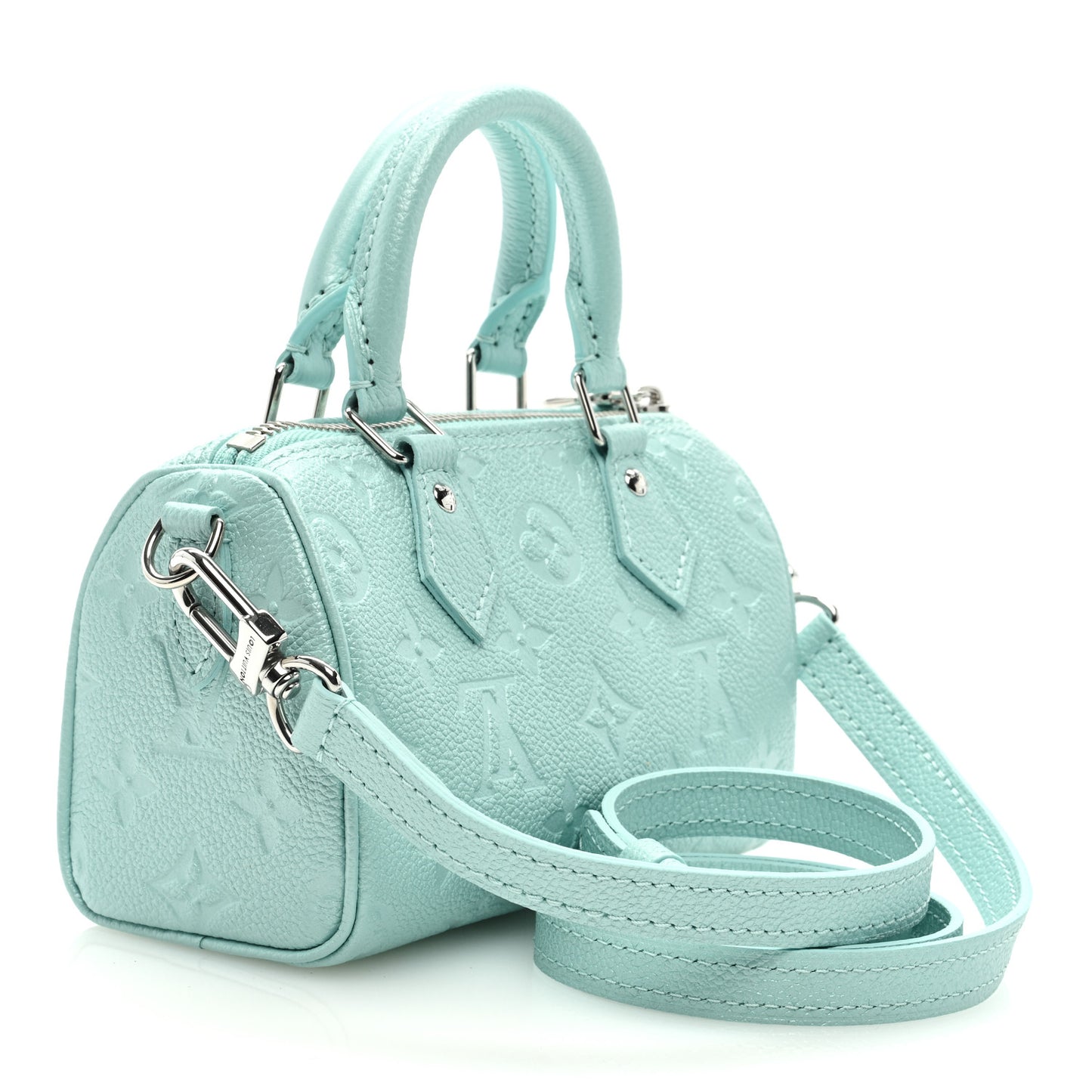 Empreinte Monogram Nano Speedy Pearly Lagoon Turquoise