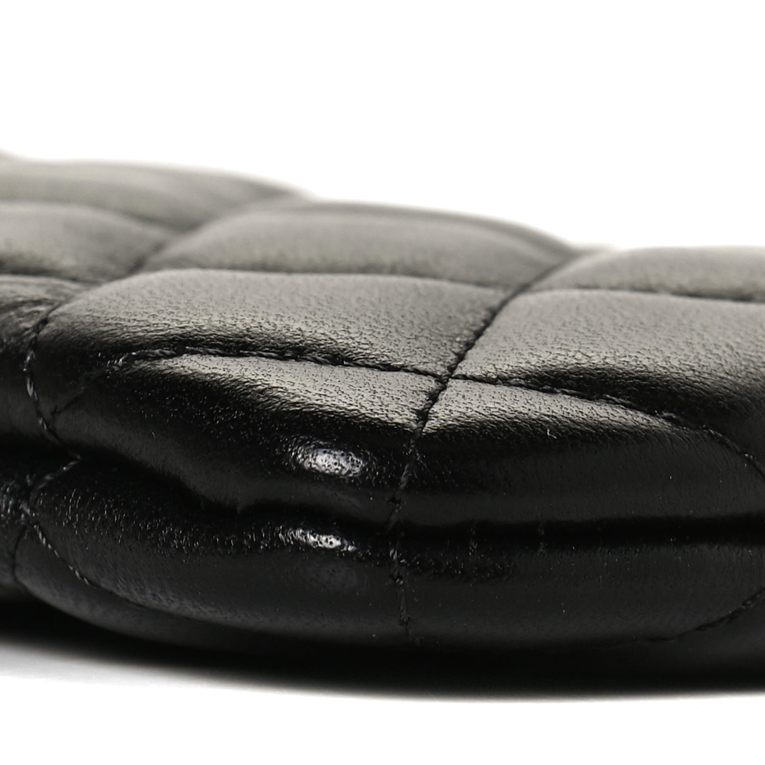 Chanel Lambskin Quilted Small No. 5 Cosmetic Case Black 10 of 12