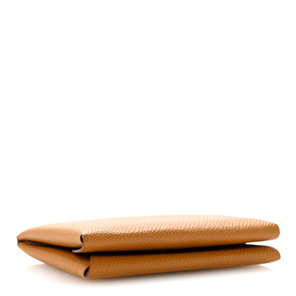 Hermes Epsom Calvi Duo Card Case Biscuit 4 of 10