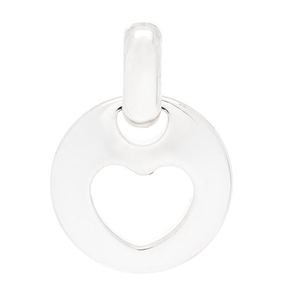 Tiffany Sterling Silver Stencil Heart Pendant 1 of 3