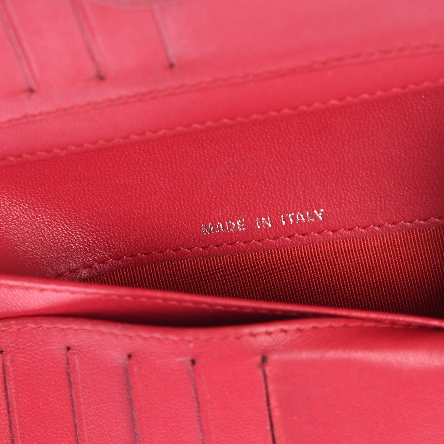 Chanel Lambskin Quilted Zipped Pocket Wallet Fuchsia 7 of 13