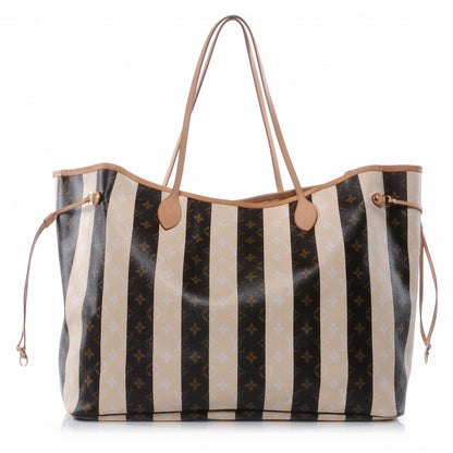 Louis Vuitton Monogram Rayures Neverfull XL 1 of 7