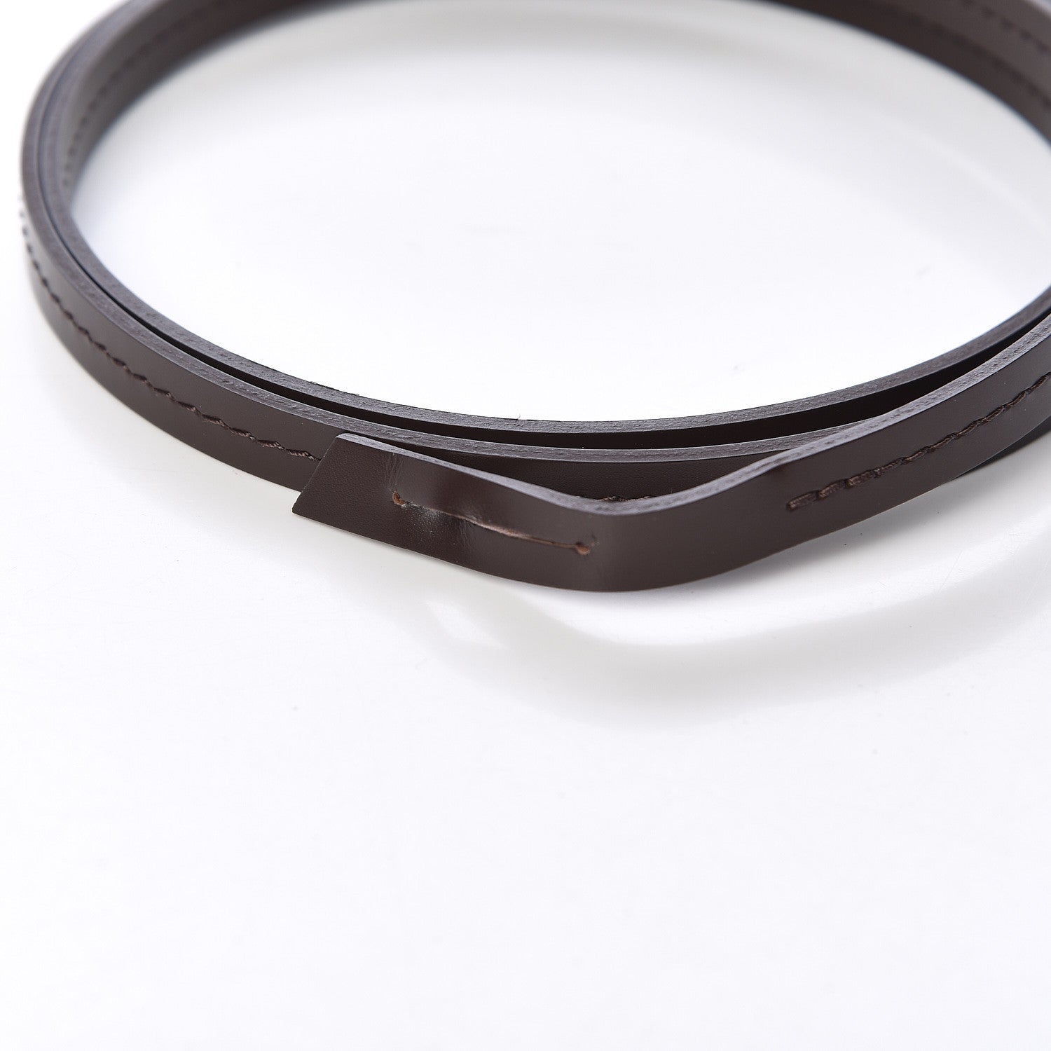 Louis Vuitton Calfskin 12mm Favorite Long Strap Brown 3 of 3