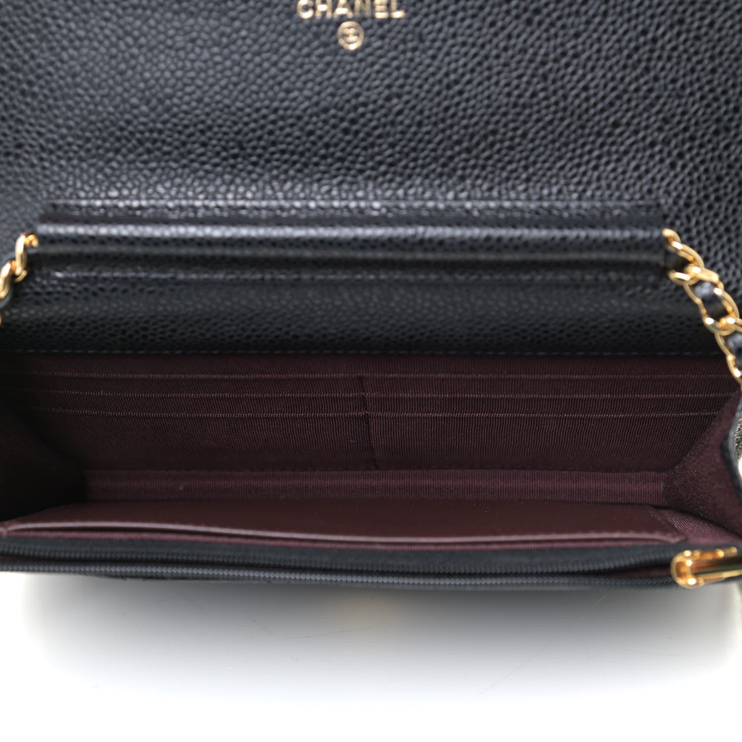 Chanel Caviar Quilted Wallet On Chain WOC Black 7 of 11