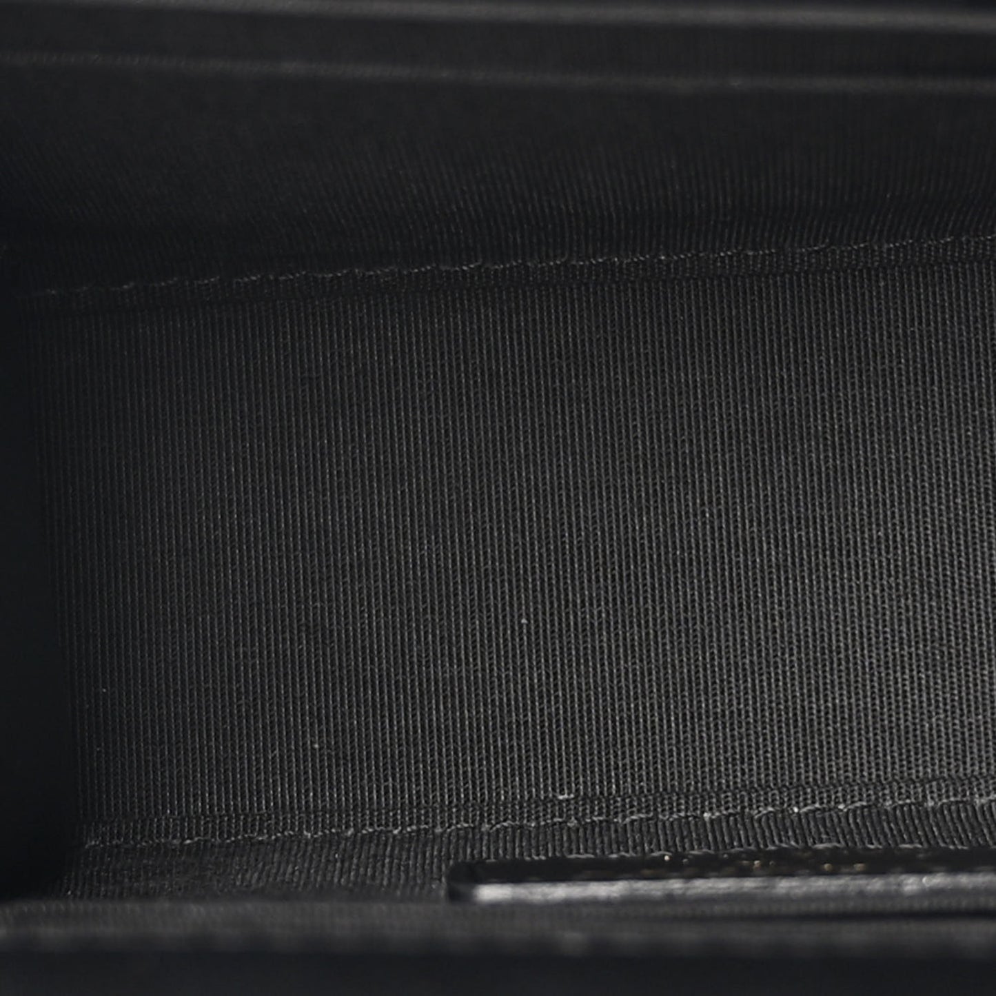 Lambskin Quilted Mini Trendy CC Chain Wallet Black