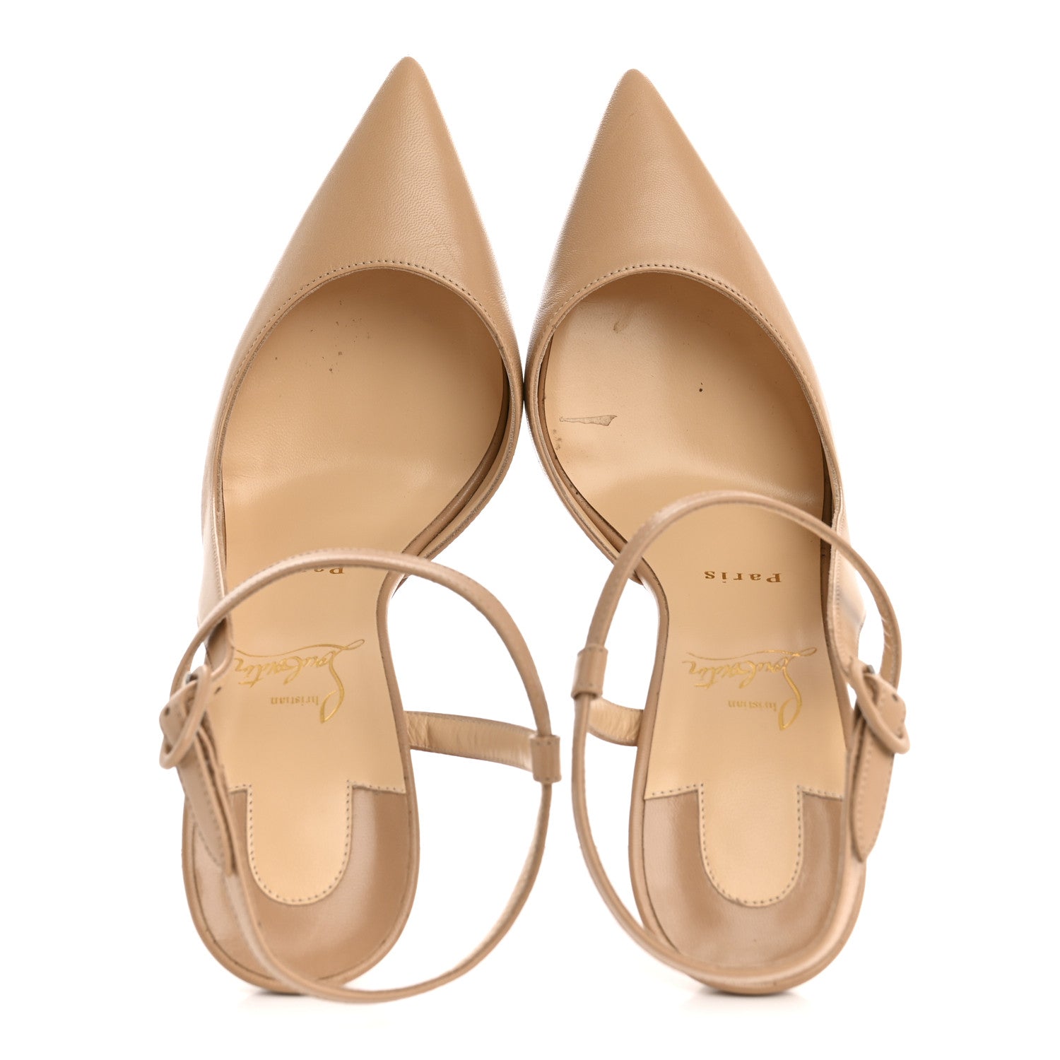 Christian Louboutin Kid Jenlove 100 Pumps 39 Blush 2 of 10