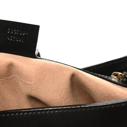 Gucci Boarded Dyana Lux Calfskin Small Jackie 1961 Hobo Black 7 of 10