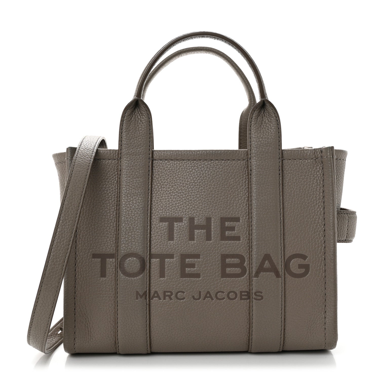 Marc Jacobs Grained Calfskin Small The Tote Bag Cement 1 of 11