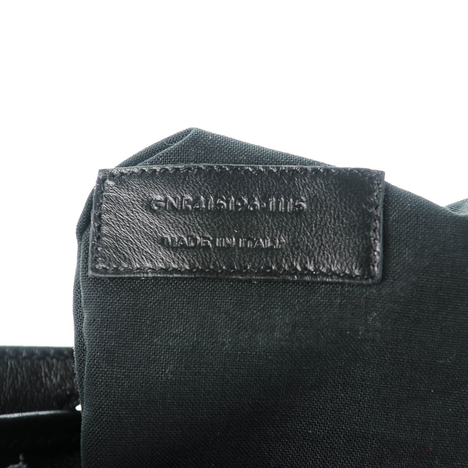 Saint Laurent Calfskin Studded Fringed Festival Backpack Black 7 of 7