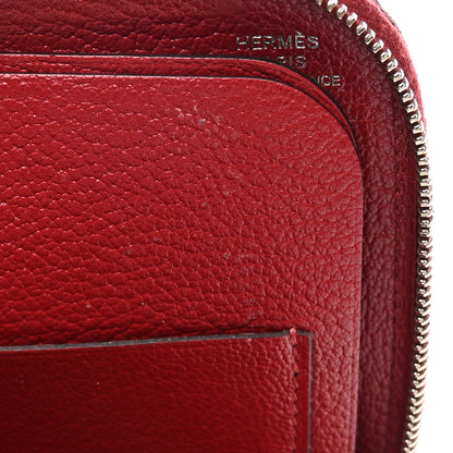 Hermes Epsom Remix Duo Wallet Rouge Grenat 11 of 12
