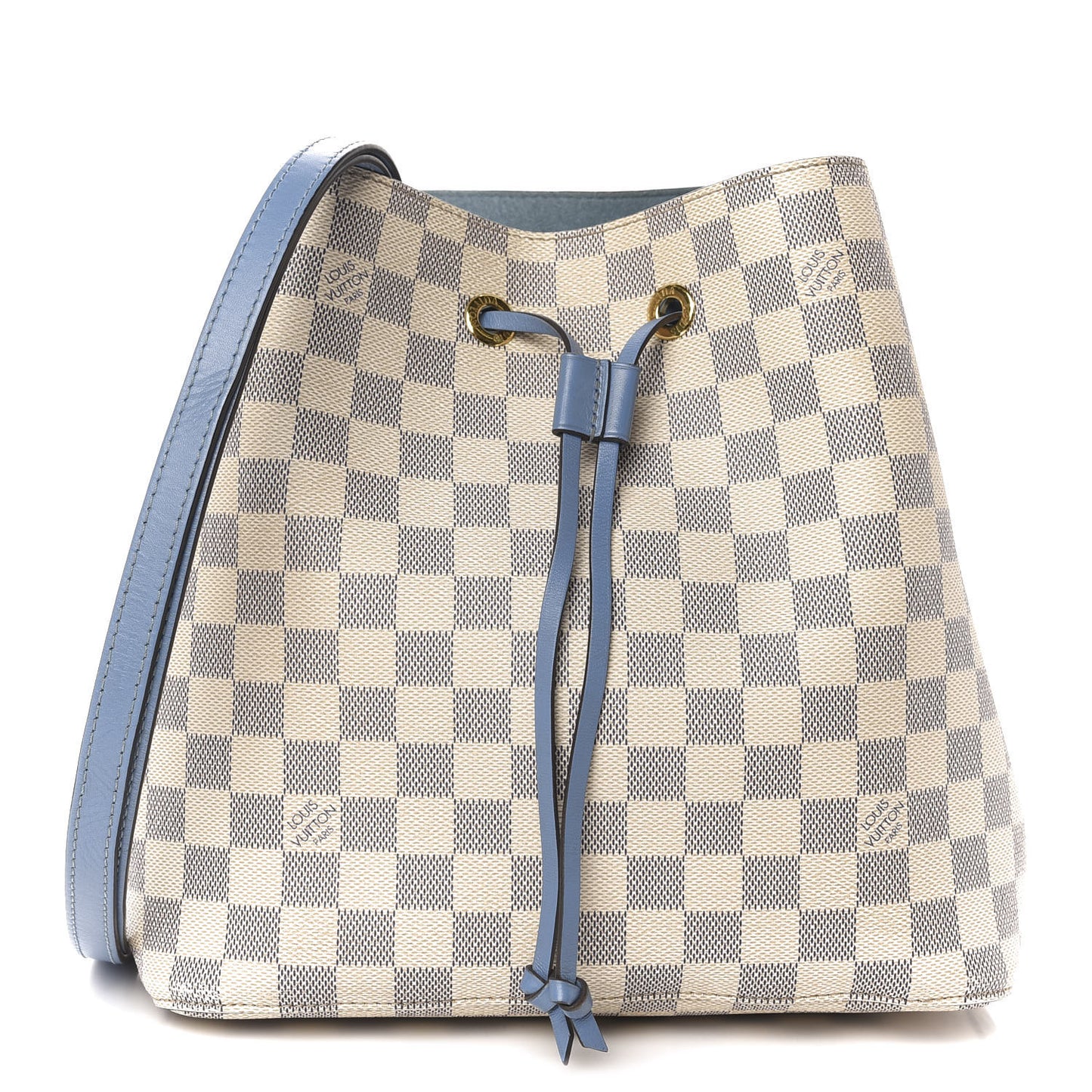 Damier Azur Neonoe MM Bleuet