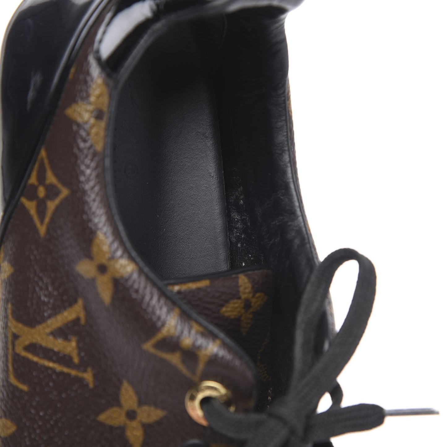 Patent Monogram Frontrow Sneakers 39