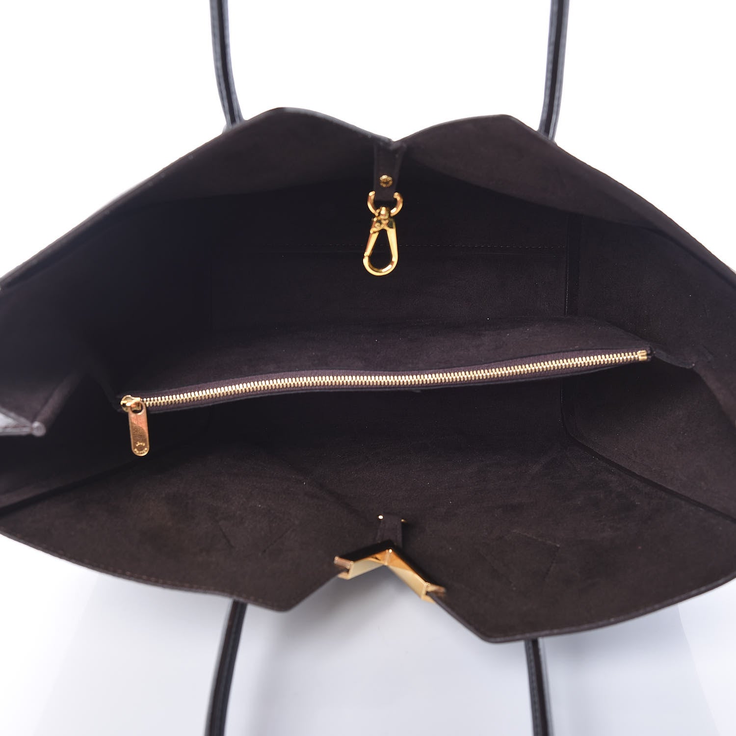 Louis Vuitton Calfskin Monogram Kimono Tote Black 5 of 9