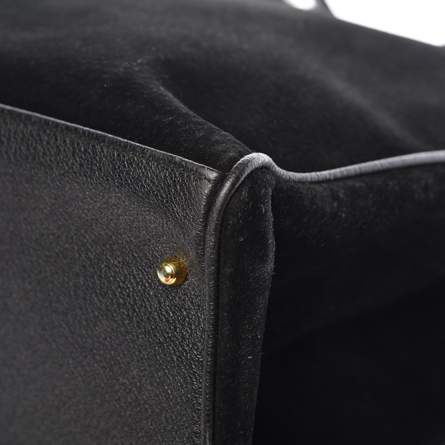 Gucci Suede Bamboo Top Handle Bag Black 22 of 22