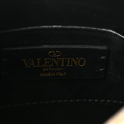 Valentino Garavani Metallic Grainy Calfskin Mini Vlogo Hobo Bag Gold 6 of 10